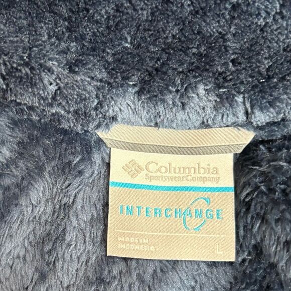 Columbia Bugaboo III Fleece Interchange 3-in-1 Jacket Women's large purple blue - Picture 8 of 13